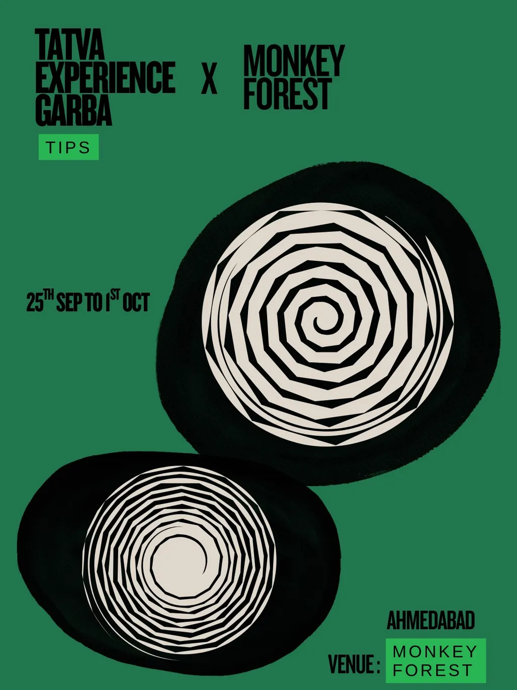 Tatva Experience Garba X Monkey Forest  poster