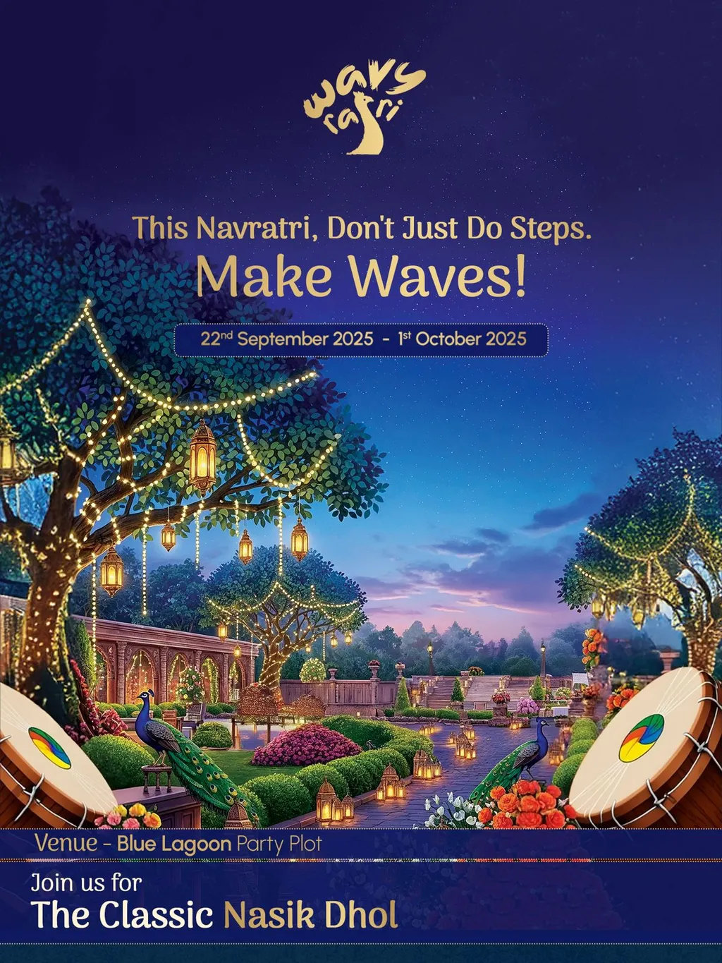 WAVY RATRI 2025 poster