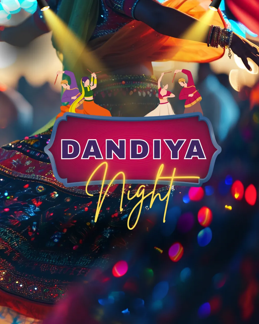 Dandiya Night 2025 poster