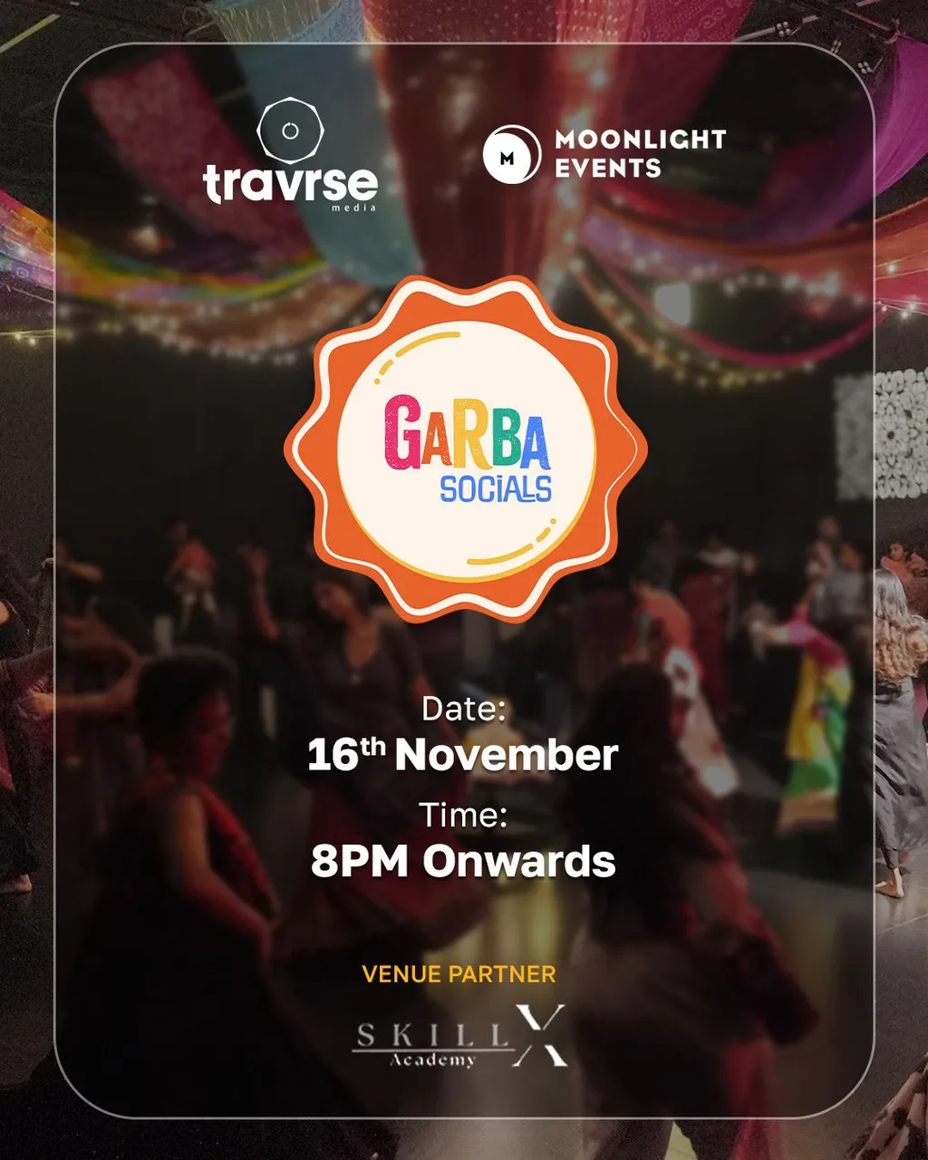 Garba Socials poster